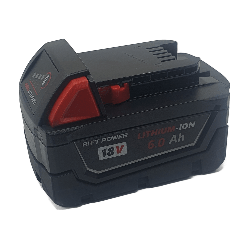 RIFT AFM 18V 6.0Ah Li-ion Cordless Battery M18HB6 SUIT MILWAUKEE - RIFT POWER CO